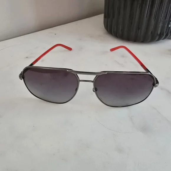 Vintage Prada Silver Aviator Sunglasses - Picture 4 of 12